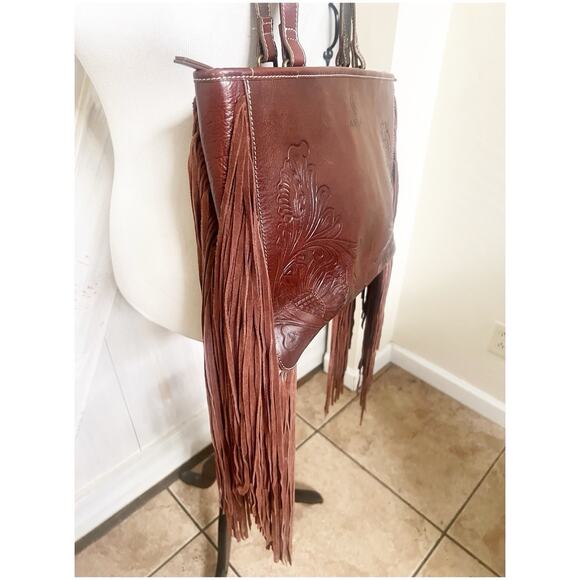 Ariat Ladies Victoria Leather Concealed Carry Satchel Purse A770009602 - Picture 5 of 12